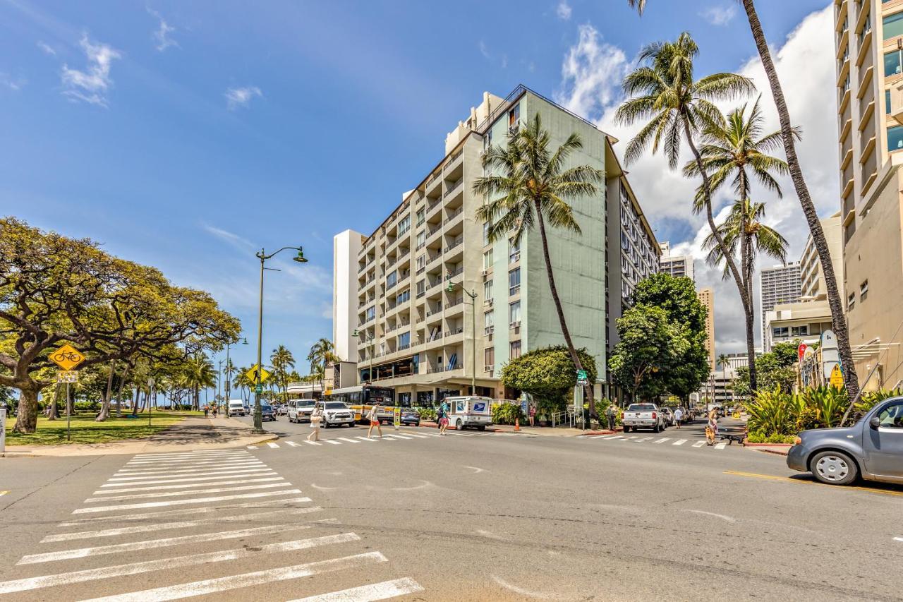 Inviting Waikiki Grand Hotel Room One Block To Beach! 호놀룰루 외부 사진