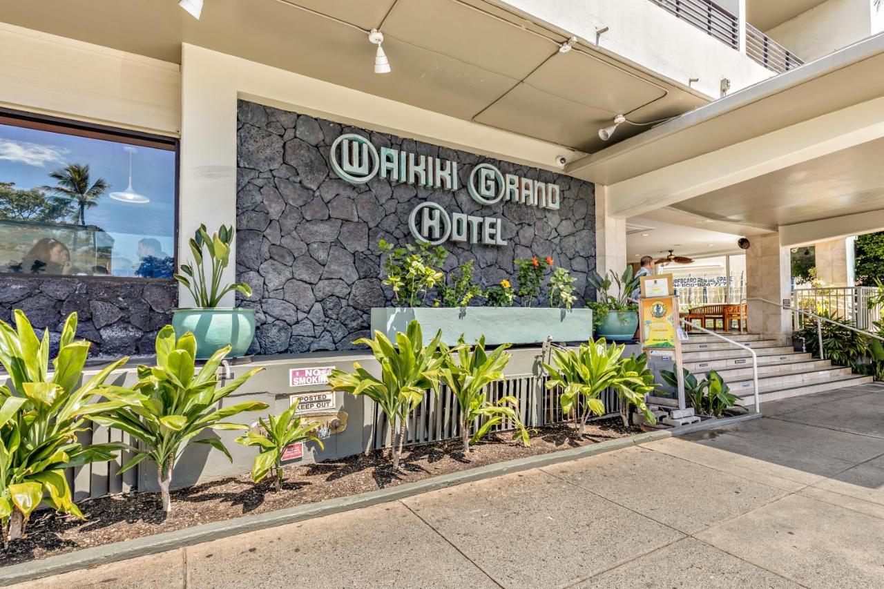 Inviting Waikiki Grand Hotel Room One Block To Beach! 호놀룰루 외부 사진